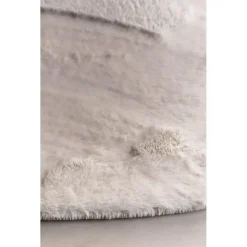 Vloerkleden|Hoogpolige Vloerkleden-Interieur05 Rond Hoogpolig Vloerkleed Lux Creme - 200 x 200 cm