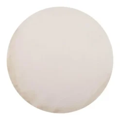 Interieur05 Rond Hoogpolig Vloerkleed Lux Creme - 120 x 120 cm