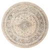 Ronde Vloerkleden-Interieur05 rond vintage Aila vloerkleed zand/beige - 120 x 120 cm