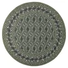 Ronde Vloerkleden-Interieur05 rond vintage vloerkleed Marad groen - 160 x 160 cm