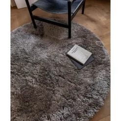 Ronde Vloerkleden-Interieur05 rond vloerkleed Fender grijs/lichtgrijs - 160 x 160 cm