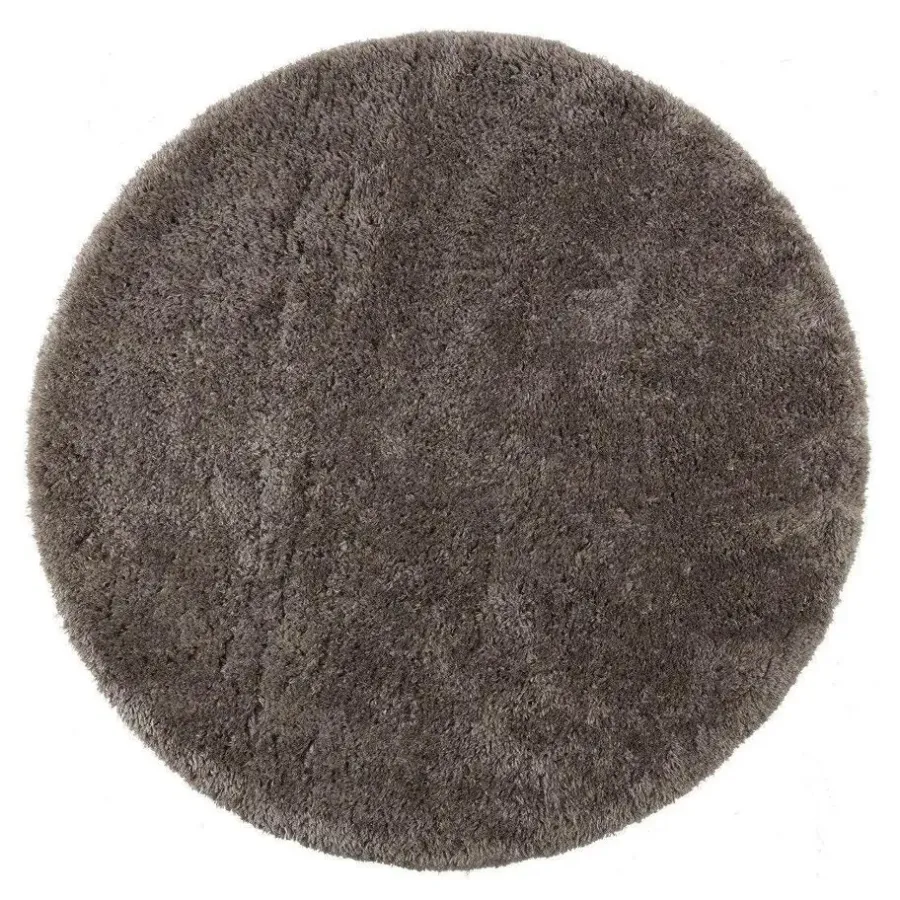 Hoogpolige Vloerkleden|Ronde Vloerkleden-Interieur05 rond vloerkleed Fender grijs/lichtgrijs - 200 x 200 cm