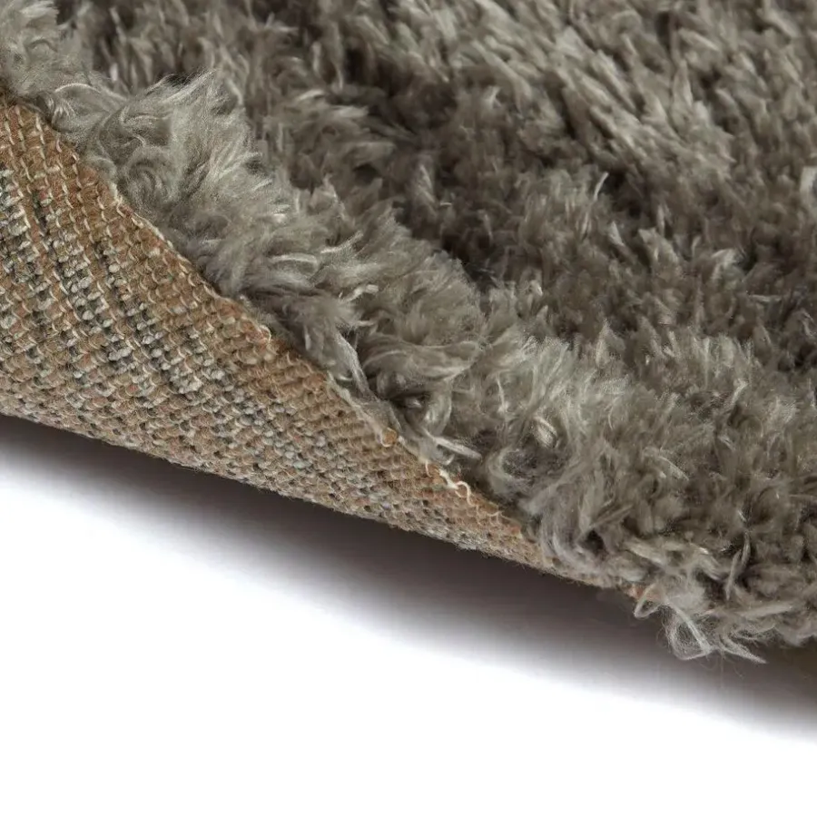 Hoogpolige Vloerkleden|Ronde Vloerkleden-Interieur05 rond vloerkleed Fender grijs/lichtgrijs - 200 x 200 cm