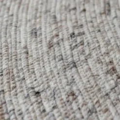 Interieur05 rond vloerkleed Gapo beige/wit - 220 x 220 cm