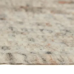 Interieur05 rond vloerkleed Gapo beige/wit - 220 x 220 cm