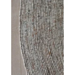 Interieur05 rond vloerkleed Gapo grijs/bruin - 180 x 180 cm