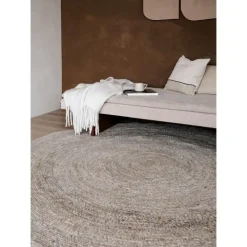Ronde Vloerkleden-Interieur05 rond vloerkleed Gapo grijs/bruin - 220 x 220 cm