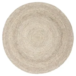 Vloerkleden|Laagpolige Vloerkleden-Interieur05 rond vloerkleed Gapo grijs/bruin - 150 x 150 cm