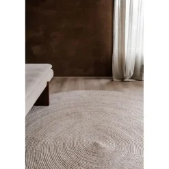 Interieur05 rond vloerkleed Gapo beige - 220 x 220 cm