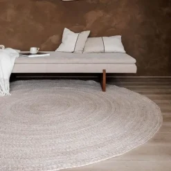 Ronde Vloerkleden-Interieur05 rond vloerkleed Gapo beige - 250 x 250 cm