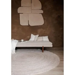Ronde Vloerkleden-Interieur05 rond vloerkleed Gapo beige - 250 x 250 cm