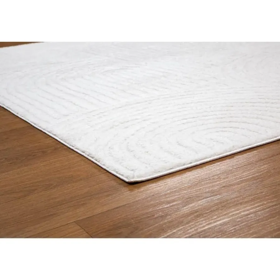 Vloerkleden|Laagpolige Vloerkleden-Interieur05 Scandinavisch Vloerkleed Oskar Creme/Wit - 330 x 240 cm