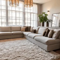 Hoogpolige Vloerkleden-Interieur05 tapis à poils longs Fender beige - 230 x 160 cm
