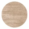 Hoogpolige Vloerkleden|Ronde Vloerkleden-Interieur05 tapis rond Fender beige - 240 x 240 cm