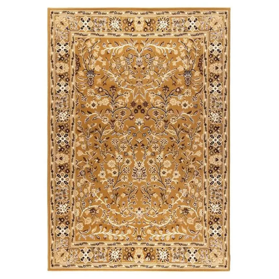 Laagpolige Vloerkleden-Interieur05 vintage Vloerkleed Nazly Geel - 280 x 190 cm
