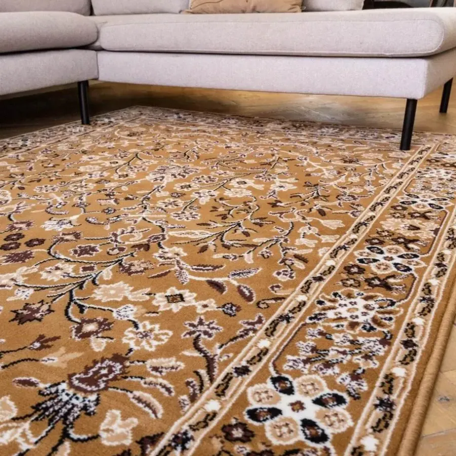 Laagpolige Vloerkleden-Interieur05 vintage Vloerkleed Nazly Geel - 280 x 190 cm