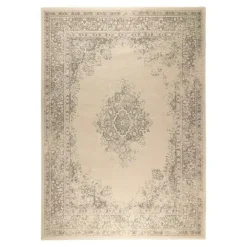 Vloerkleden|Laagpolige Vloerkleden-Interieur05 Vintage Vloerkleed Keshan Zand/Beige - 330 x 240 cm