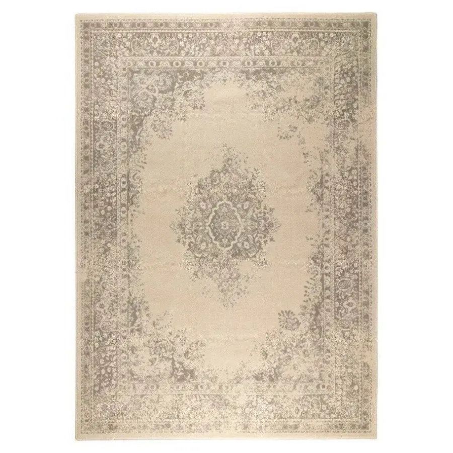 Vloerkleden|Laagpolige Vloerkleden-Interieur05 Vintage Vloerkleed Keshan Zand/Beige - 330 x 240 cm