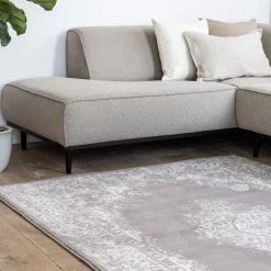 Vloerkleden|Laagpolige Vloerkleden-Interieur05 Vintage Vloerkleed Keshan taupe/Bruin - 190 x 280 cm