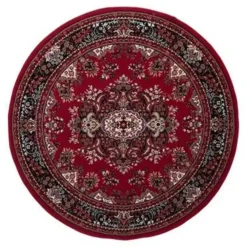 Ronde Vloerkleden-Interieur05 Vloerkleed Nain - Rood - Perzisch - 200Ø