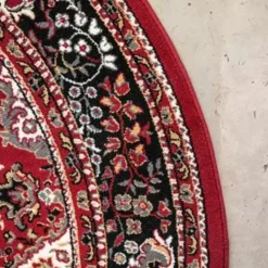 Ronde Vloerkleden-Interieur05 Vloerkleed Nain - Rood - Perzisch - 200Ø