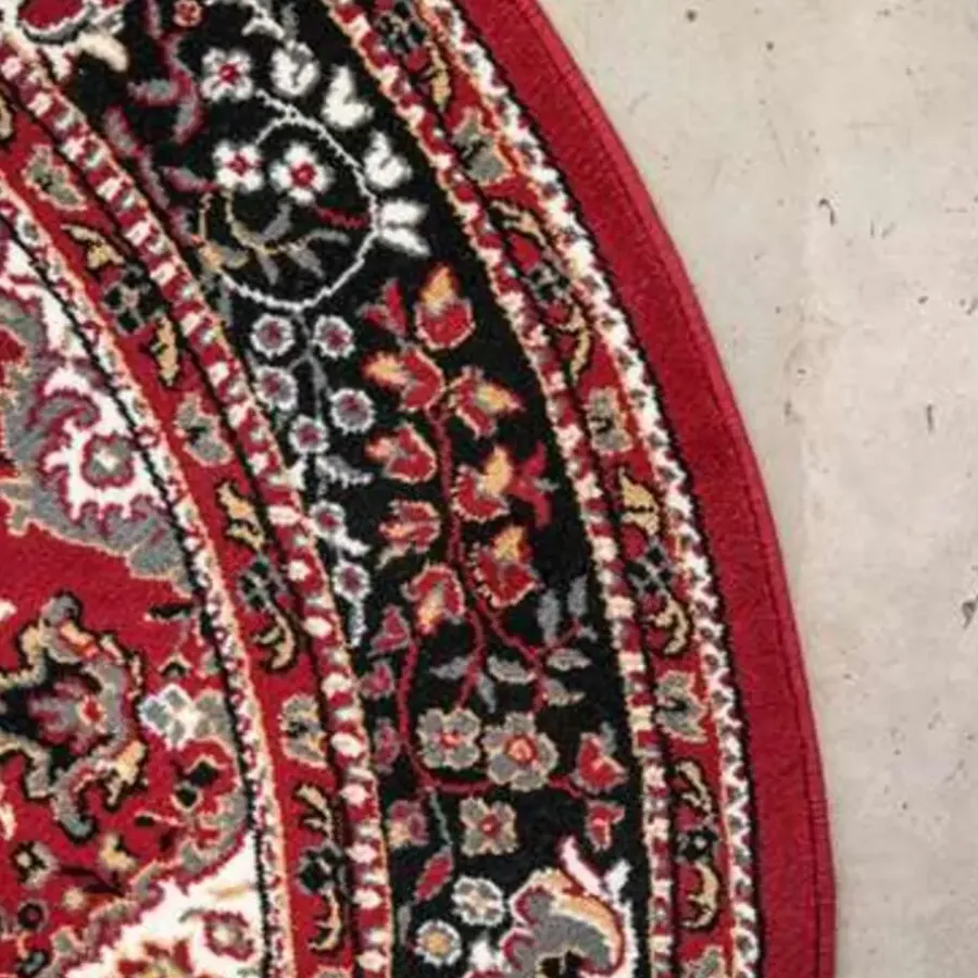 Ronde Vloerkleden-Interieur05 Vloerkleed Nain - Rood - Perzisch - 200Ø