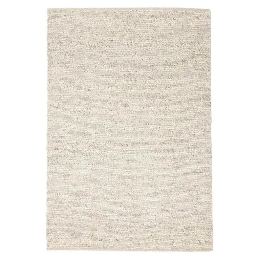 Laagpolige Vloerkleden-Interieur05 Wollen Vloerkleed beige/wit gemeleerd Vik - 230 x 160 cm