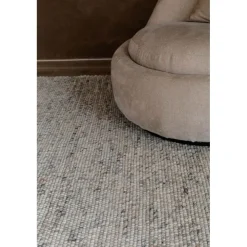 Laagpolige Vloerkleden-Interieur05 Wollen Vloerkleed beige/wit gemeleerd Vik - 230 x 160 cm