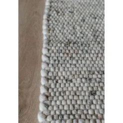 Laagpolige Vloerkleden-Interieur05 Wollen Vloerkleed beige/wit gemeleerd Vik - 230 x 160 cm
