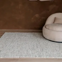 Laagpolige Vloerkleden-Interieur05 Wollen Vloerkleed beige/wit gemeleerd Vik - 230 x 160 cm