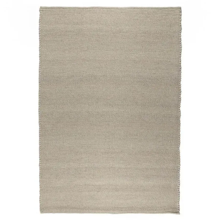 Vloerkleden|Laagpolige Vloerkleden-Interieur05 Wollen Vloerkleed Ivoor wit Vik - 340 x 240 cm