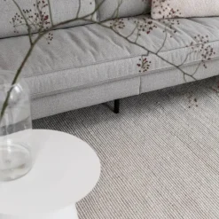 Vloerkleden|Laagpolige Vloerkleden-Interieur05 Wollen Vloerkleed Ivoor wit Vik - 340 x 240 cm
