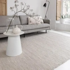 Vloerkleden|Laagpolige Vloerkleden-Interieur05 Wollen Vloerkleed Ivoor wit Vik - 340 x 240 cm