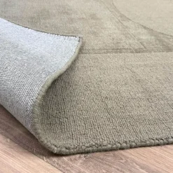 Vloerkleden|Laagpolige Vloerkleden-Interieur05 wollen vloerkleed groen Twig - 230 x 160 cm