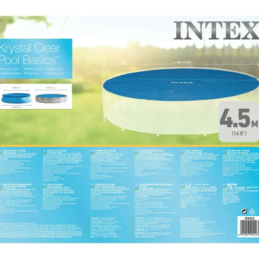 INTEX - Zwembadhoes - Blauw - Polyetheen - 457 cm