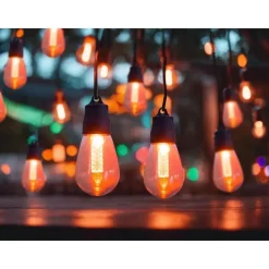 Lichtsnoeren-Beliani ITTILEQ - LED kerstverlichting - Zwart - 1150 cm - PVC