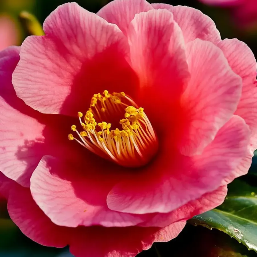 Tuinplanten-Plant in a Box Japanse Roos - Set van 2 - Camellia japonica 'Dr. King' - Hoogte 50-60cm - ⌀15cm
