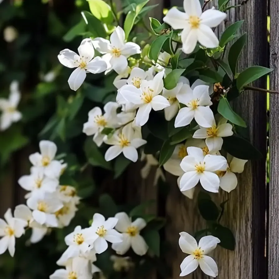 Plant in a Box Jasmijn - Set van 6 - Jasminum 'Officinale' - Hoogte 25-40cm - ⌀9cm