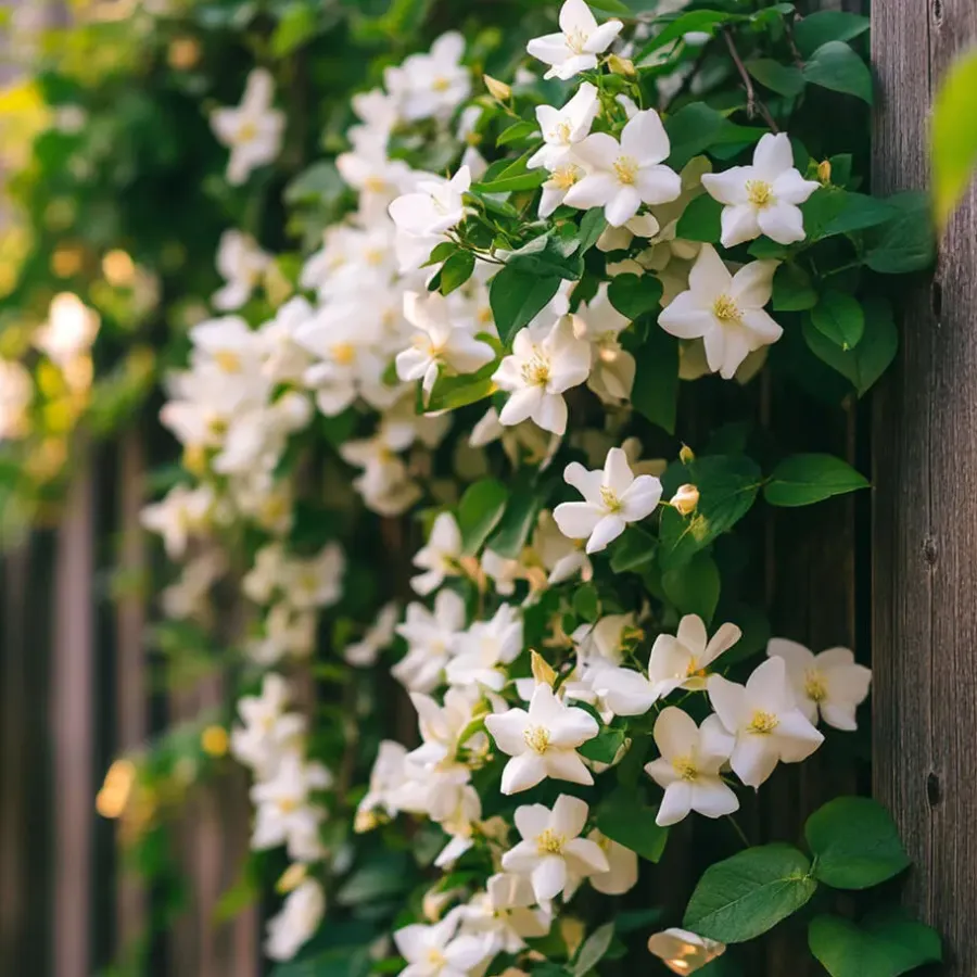 Plant in a Box Jasmijn - Set van 6 - Jasminum 'Officinale' - Hoogte 25-40cm - ⌀9cm