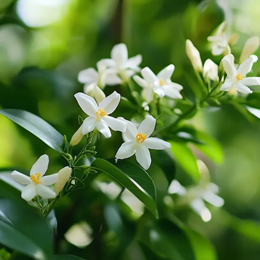Plant in a Box Jasmijn - Set van 6 - Jasminum 'Officinale' - Hoogte 25-40cm - ⌀9cm