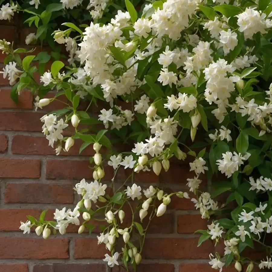 Plant in a Box Jasmijn - Trachelospermum jasminoides - Hoogte 110-120cm - ⌀17cm