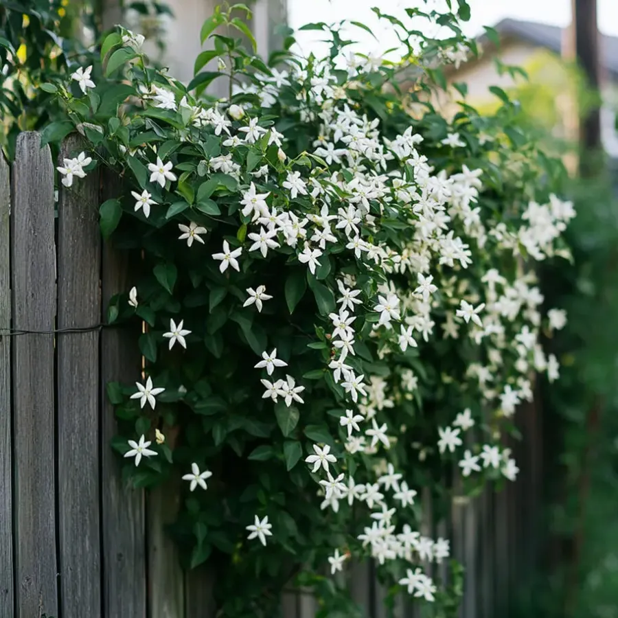 Plant in a Box Jasmijn - Trachelospermum jasminoides - Hoogte 110-120cm - ⌀17cm
