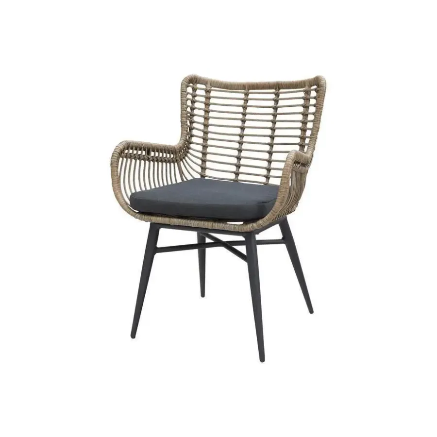 Garden Impressions Jasmine natural / Edison 148 cm. - ronde tuinset