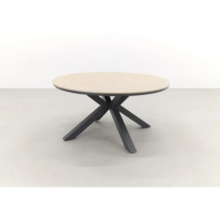 Garden Impressions Jasmine natural / Edison 148 cm. - ronde tuinset