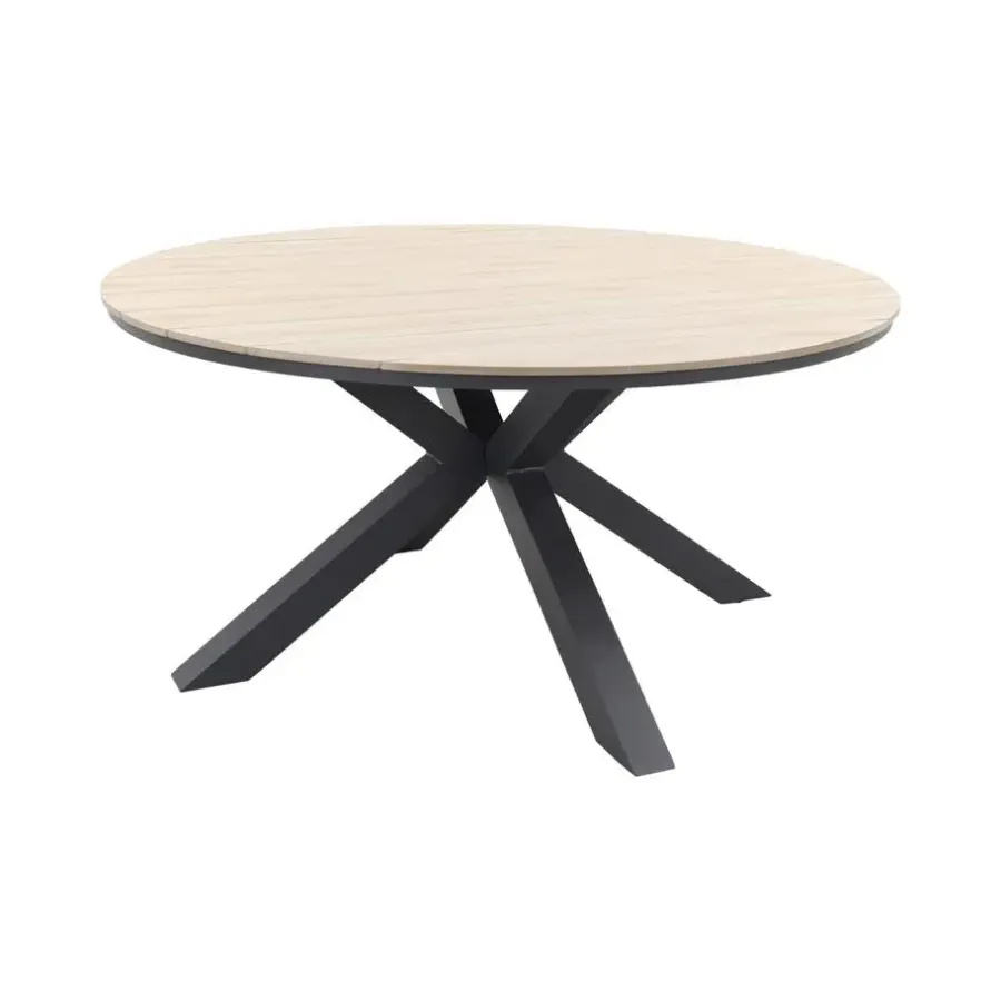 Garden Impressions Jasmine natural / Edison 148 cm. - ronde tuinset