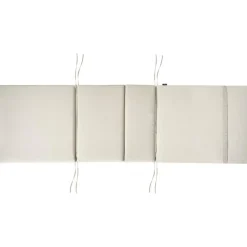 Beliani JAVA PREMIUM - Tuinligstoel - Lichtbruin/Taupe - Acaciahout