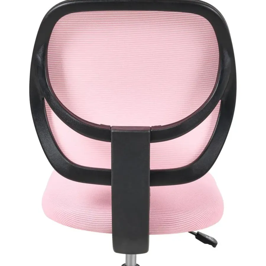 Leen Bakker JOYFUL - Bureaustoel - Pastelroze - Mesh