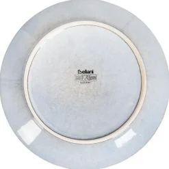 Serviessets-Leen Bakker JUNIPER - Bijzetborden set van 8 - Lichtblauw - Steengoed