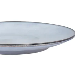 Leen Bakker JUNIPER - Dinerborden set van 4 - Lichtblauw - Steengoed