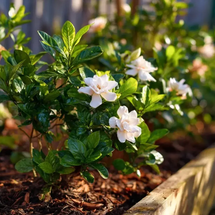 Plant in a Box Kaapse jasmijn - Gardenia jasminoides - Hoogte 20-30cm - ⌀13cm